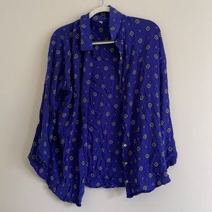 Free people patterned blouse